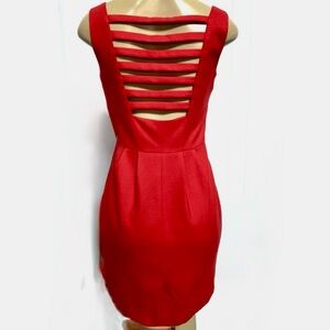 Loeffler Randall cutout back dress S. Wool/Silk